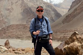 07 Jerome Ryan On The Trail From Yilik Village Towards Sarak At The Beginning Of Trek To K2 North Face In China